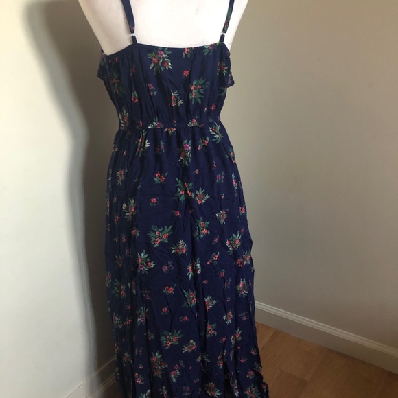 Peyton & Parker Navy Blue Floral Dress Size Small - Picture 6 of 10